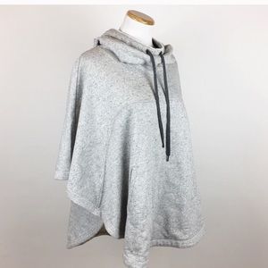 Lou + Grey Loft Short Sleeve Poncho Hoodie